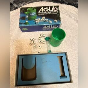 Ad-Lib Crossword Cubes Game